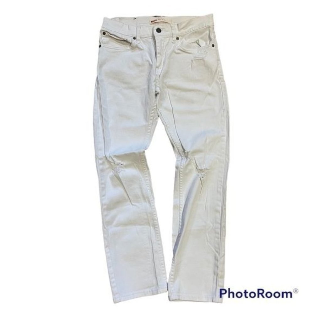 Levi’s white distressed jeans | Size 16 Youth